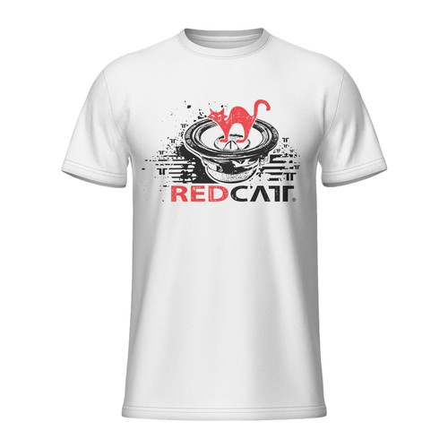 T-shirt design for audio brand Design by -Diamond Head-