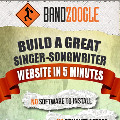 Bandzoogle needs a new banner ad Design by vineet5