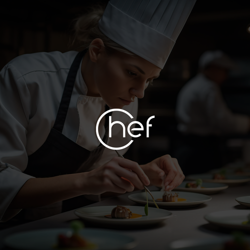 "CHEF": Food & Cooking Social Media Logo Design by reflect the style ™