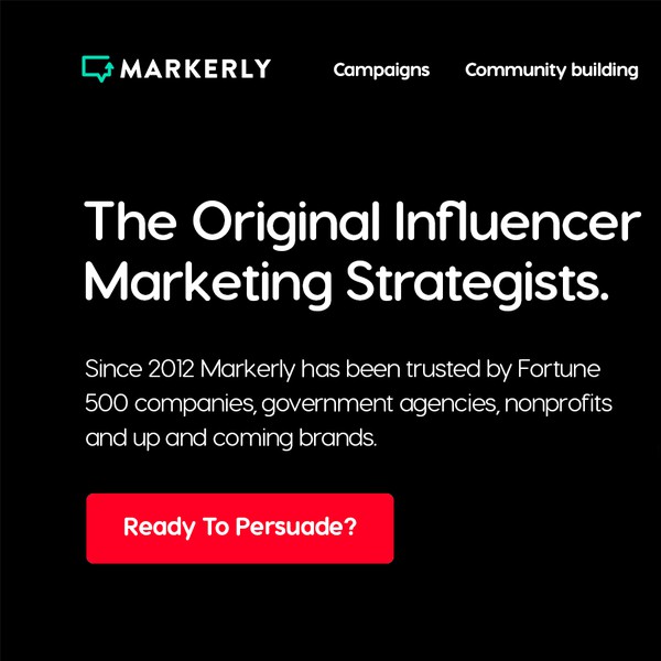 Influencer Marketing Company Site