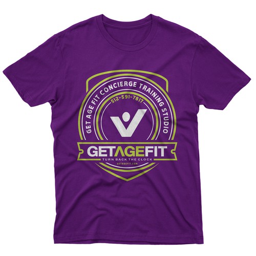 Create Bold, Dynamic Design for Get Age Fit Concierge Studio Apparel Design by -Diamond Head-