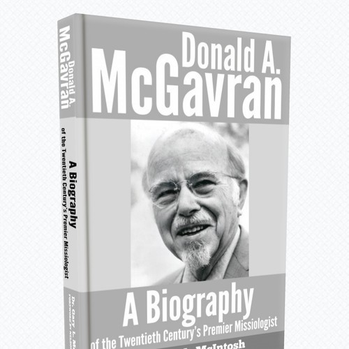 Create a compelling book cover design for an academic biography for Christian pastors and students Design von Bogdan Savu