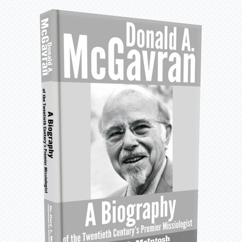 Create a compelling book cover design for an academic biography for Christian pastors and students Design by Bogdan Savu