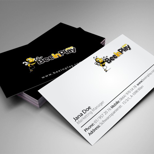 Help BeeInPlay with a Business Card Ontwerp door Umair Baloch