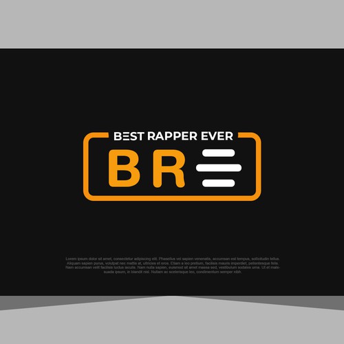 Dope logo for a media publication: Best Rapper Ever - Dissecting rap lyrics using analytics & data Design by The Seño