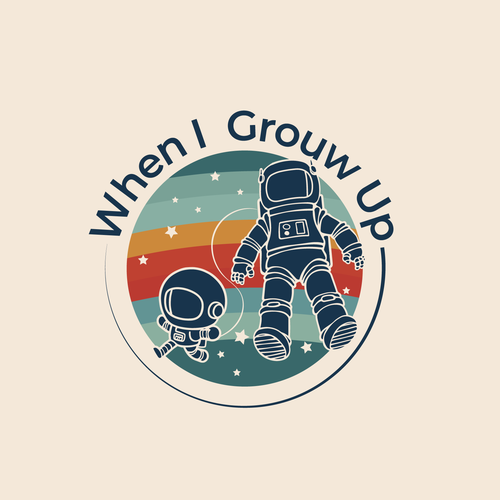 When I Grow Up Logo Design by fgbdesign