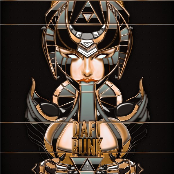 Daft Punk concert poster