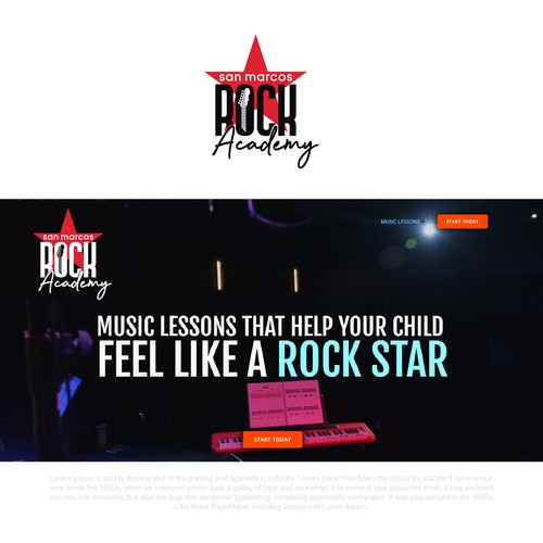 San Marcos Rock Academy Diseño de HK.designs