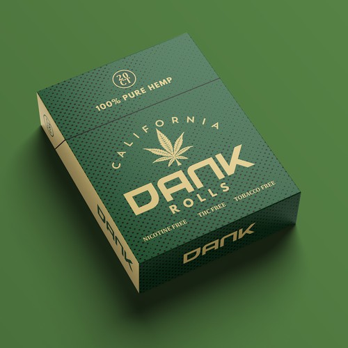 Hemp Cigarette Pack Preliminary Design Design by ogiedesign™