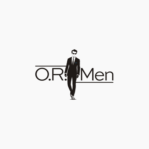 Create a stylish, modern men's fashion logo for O.R.Men Design réalisé par n4t