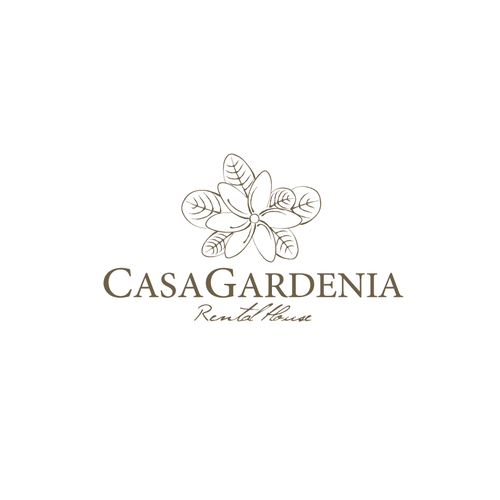 Casa Gardenia Logo Design by Mihaela♡