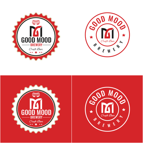Good Mood Brewery - Craft Brewery Logo Design Design by Wizard Mayur