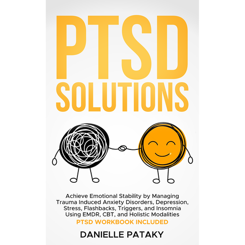 Captivating book cover design that shows the feelings associated with healing from PTSD trauma Design réalisé par Farax Ahmed