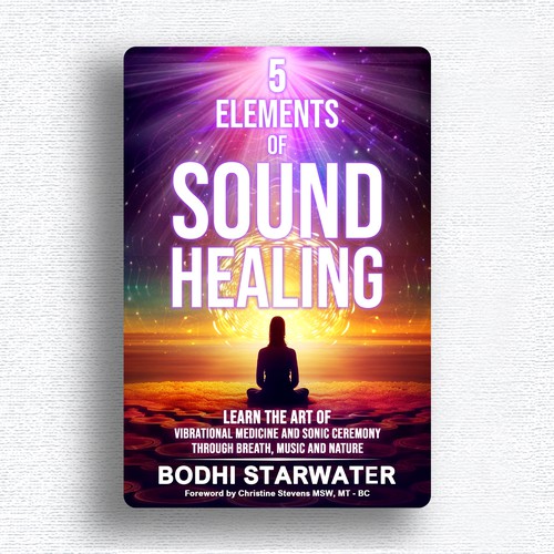 Quantum, attractive, magical cover for Sound Healing book Design von Designtrig