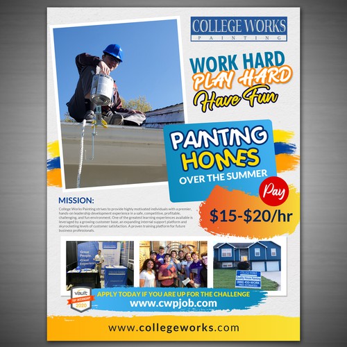 Summer Job Full Page Magazine Ad Design by VGaneshayan1