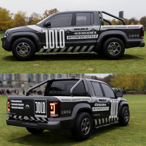 Fahrzeugbeschriftung VW Amarok Diseño de TANSA ART