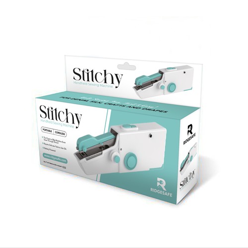 Create Packaging for Moden Handheld Sewing Machine Design by Munez Studio