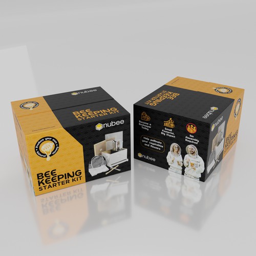Bee Hive Box Package Design for Costco Design by Designbaharbd