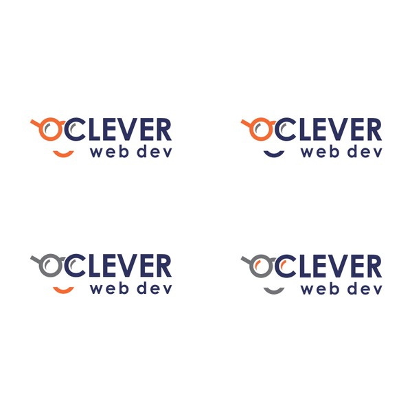 Design by Designdicate™ titled "Clever Web Dev Logo"