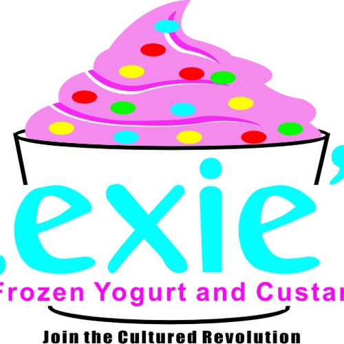 Lexie's™- Self Serve Frozen Yogurt and Custard  Ontwerp door tyo16
