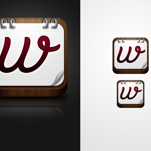 iPhone/iPad Wikipedia App Icon (free copy to all entrants) Design by FredG