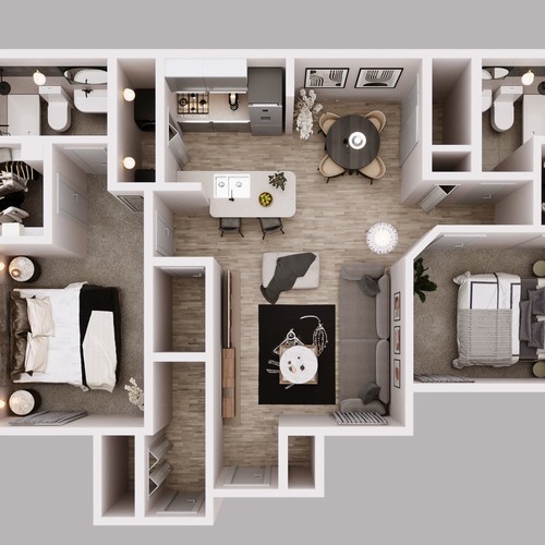 Fountain Park Floor Plans Design by Artifictial