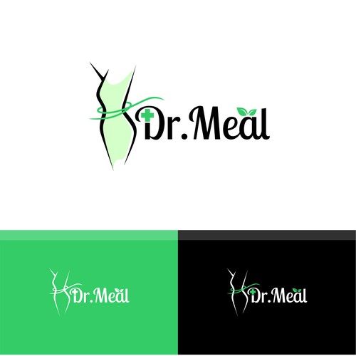 Meal Replacement Powder - Dr. Meal Logo Réalisé par Jayaraya™