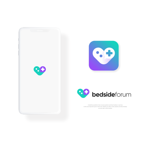 Design a LOGO for a Live Chat App for Patients and their Families! Design by camuflasha