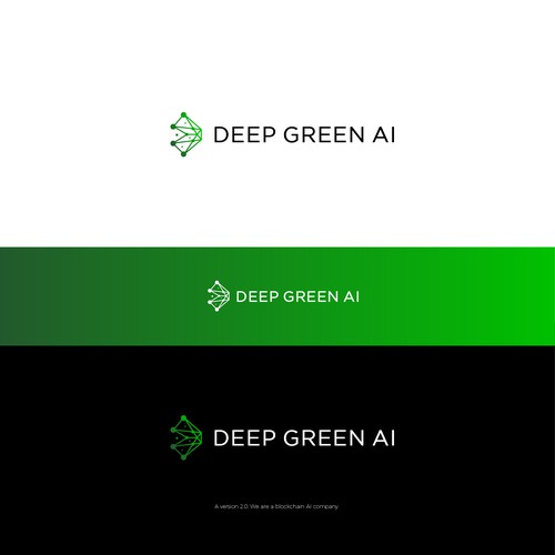 Design Blockchain AI logo v2.0 redesign por benyairdesign