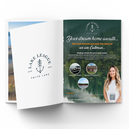 Need a full page magazine ad transitioning a new real estate company into town Design by ugurmamuk