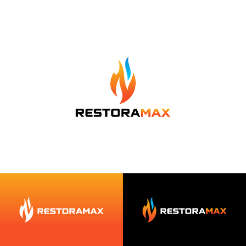 Restoration Company Branding. Design by Aleta21