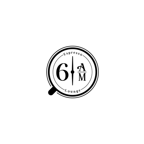 Design an enticing logo for 6 A.M. Espresso Lounge Design by Grifix