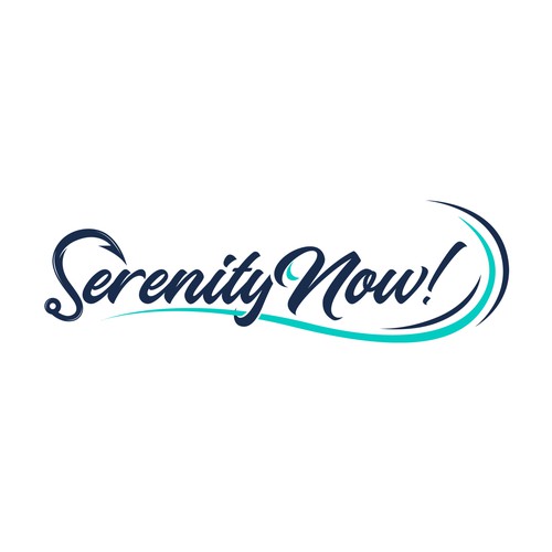 Boat Name Logo    ( Serenity Now! ) Design by Louka.