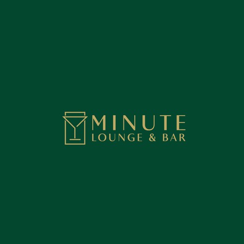 Logo design for upscale bar Design by GagievDesign