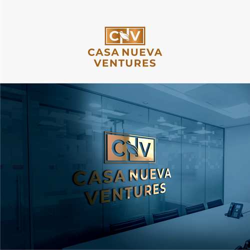 Real estate investing logo symbolizing growth Design by Agunk.desain