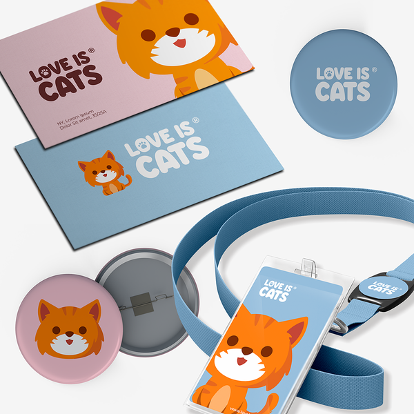Logo Design for Love Is Cats