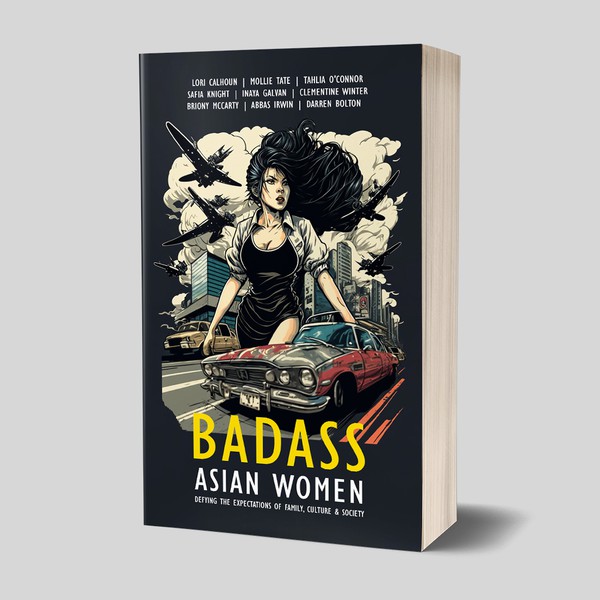 Design realizzato da Shila Rani Das intitolato "Book cover for Badass Asian Women"