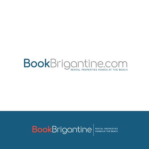 BookBrigantine.com Simple Vacation Rental Logo Design by iz.