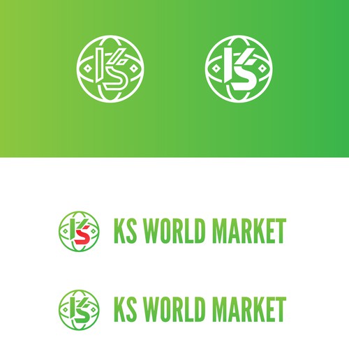 International Market Logo Design by Mat W