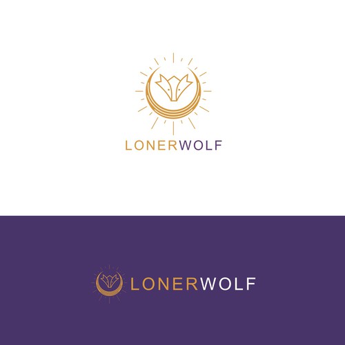 Wolf Sun/Moon Logo For Spiritual Website Design by MagesticD