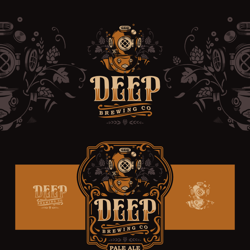Artisan Brewery requires ICONIC Deep Sea INSPIRED logo that will weather the ages!!! Diseño de Widakk
