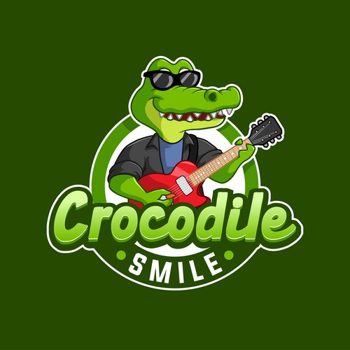 Crocodile smile cover band logo | Logo design contest | 99designs