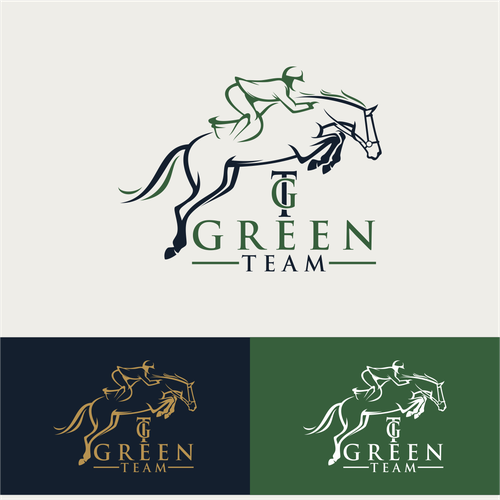 Looking for a powerful logo for an Horse jumping team for international competitions logo Design von sidiqnu