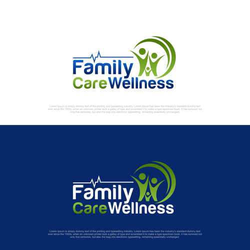 Family Care Wellness logo to appear similar to the attached Family Care Clinic logo Design by Dyne Creative