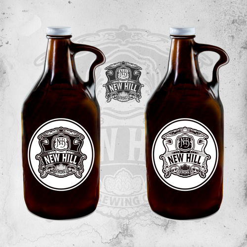 Blend sophistication with edge to create attention grabbing logo for New Hill Brewing Co. Design by DataDesign99d