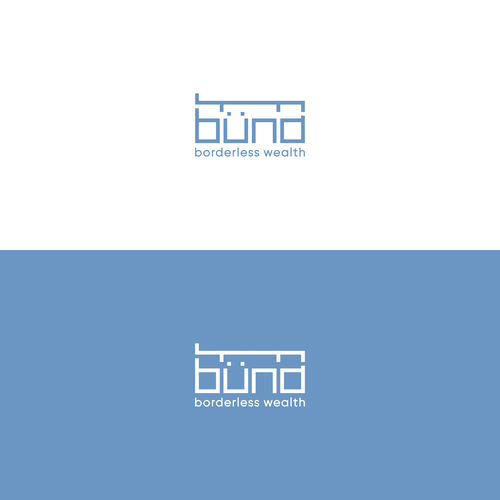 modern minimal logo for Swiss German private bank Design by -psyble-