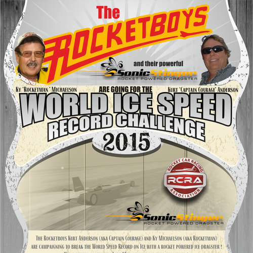 Create event poster for World Record Speed Event! Design by YLD Concepts