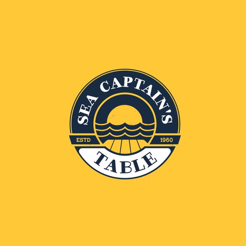 Sea Captain's Table Logo Design Design by curious goat