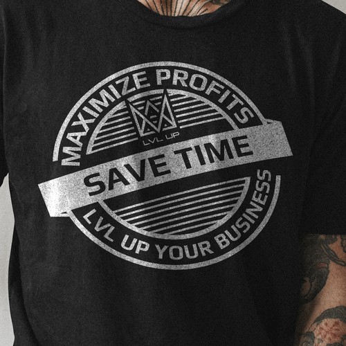 コンペ「New Shirt Design for LVL Up Imaging」のデザイン by Syed Sohaibさん 