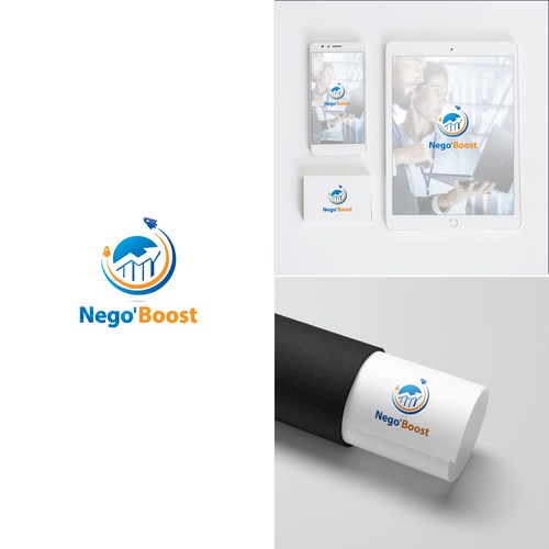 La quête pour le logo parfait de Nego'Boost commence maintenant ! Design by Mimy